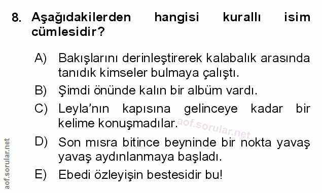 Soru 8