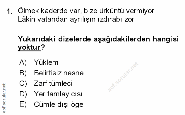Soru 1