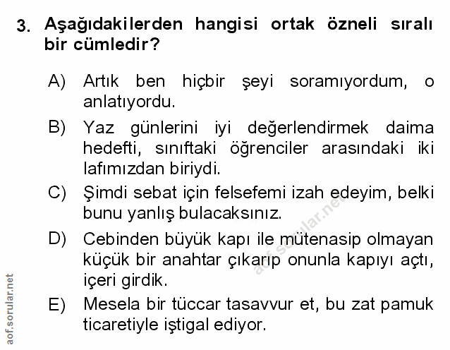 Soru 3