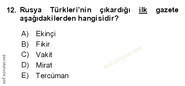 Soru 12
