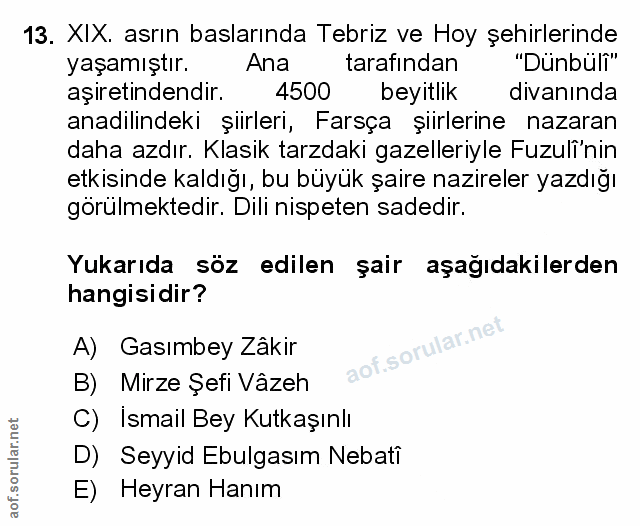 Soru 13