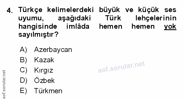 Soru 4