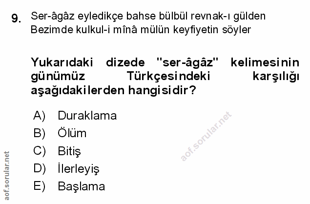 Soru 9