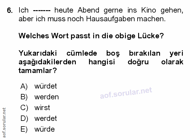 Soru 6