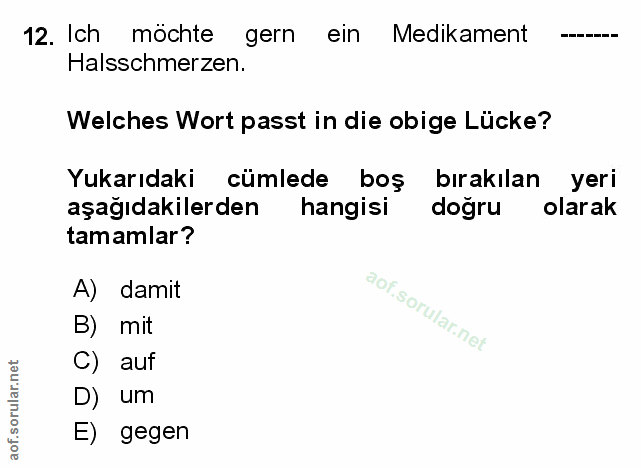 Soru 12
