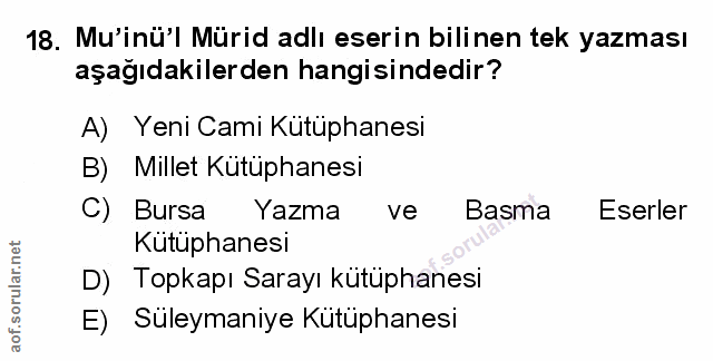 Soru 18