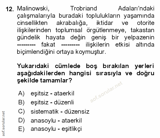 Soru 12