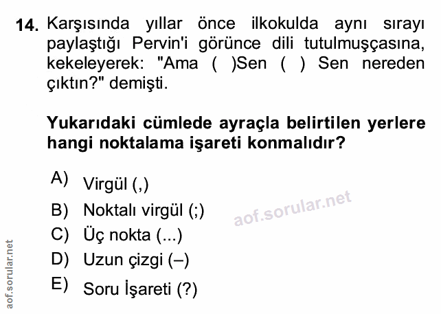 Soru 14