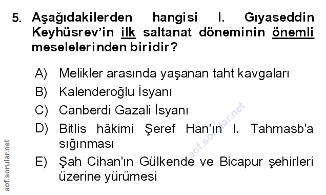 Soru 5