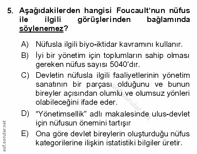 Soru 5