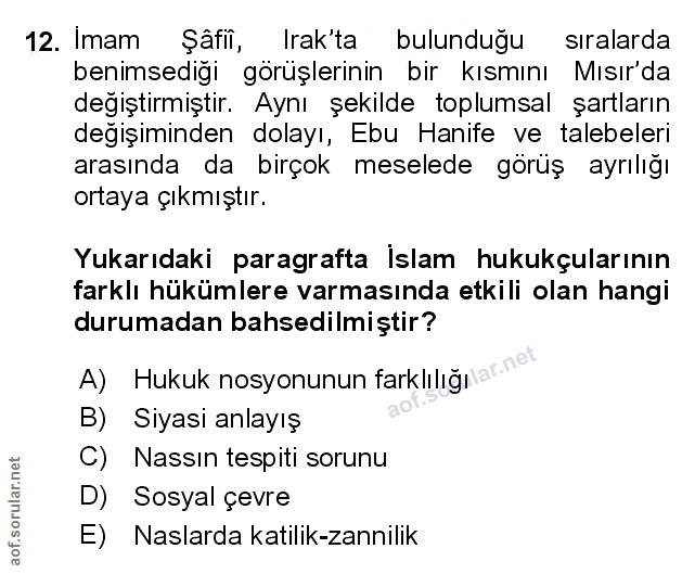 Soru 12