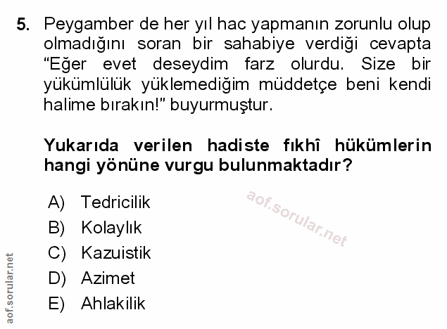 Soru 5