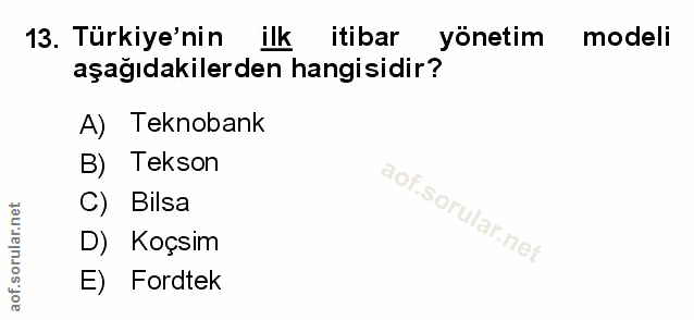 Soru 13