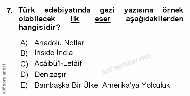 Soru 7