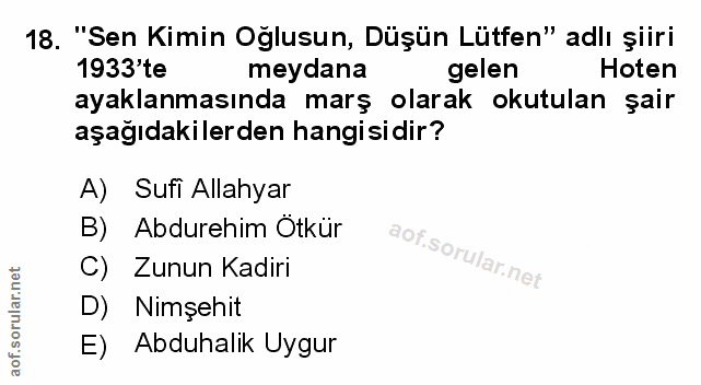 Soru 18