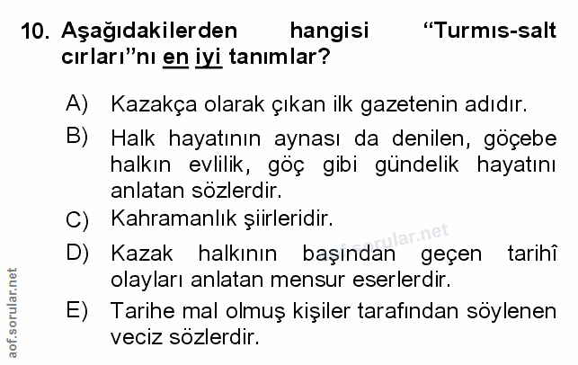 Soru 10