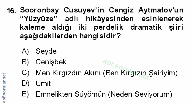 Soru 16
