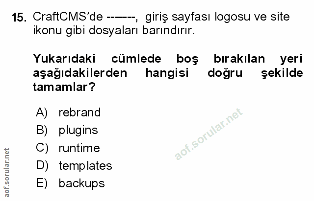 Soru 15