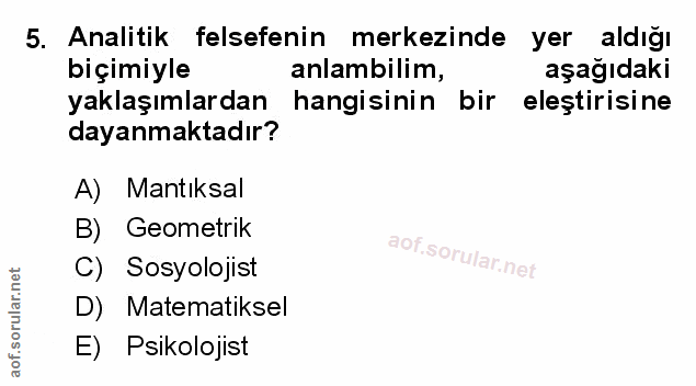 Soru 5