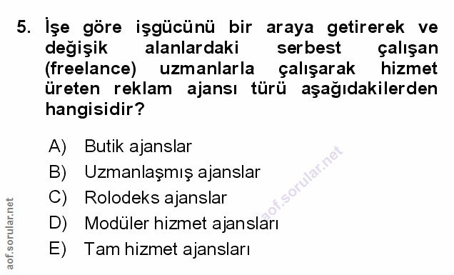 Soru 5