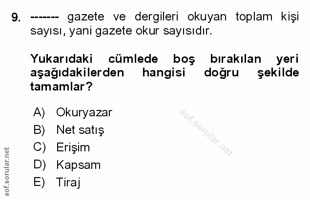 Soru 9