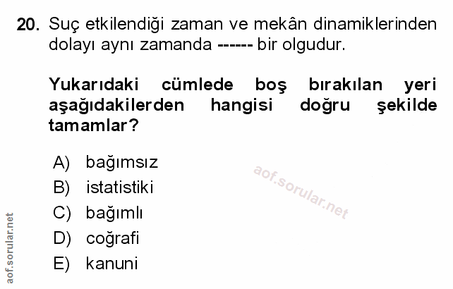 Soru 20