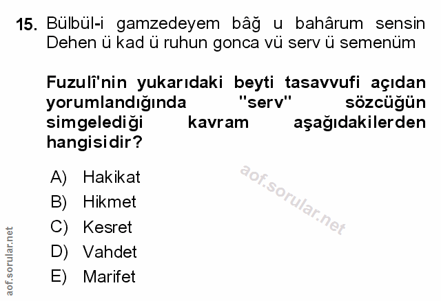 Soru 15