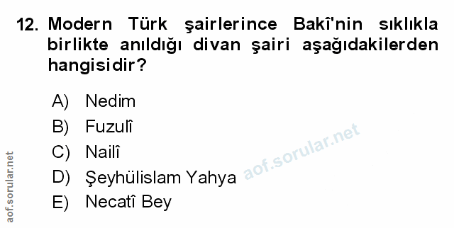 Soru 12