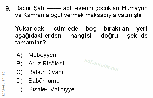 Soru 9
