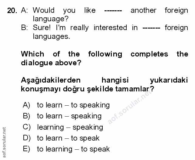 Soru 20