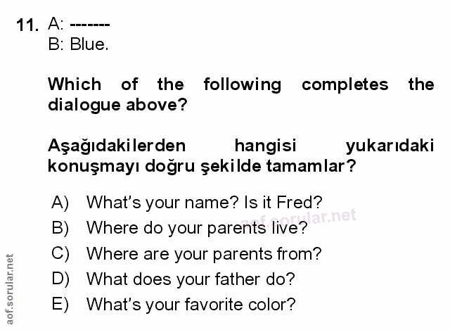 Soru 11
