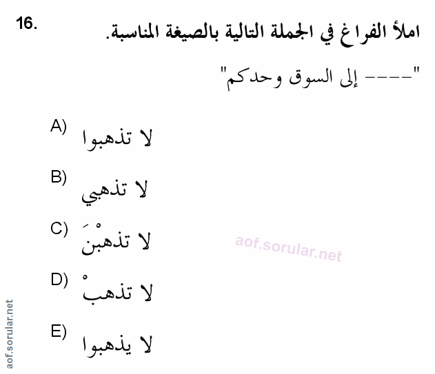 Soru 16