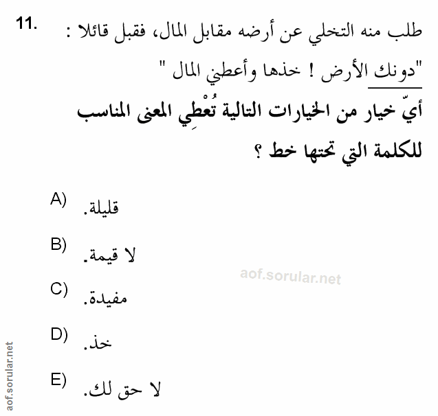 Soru 11
