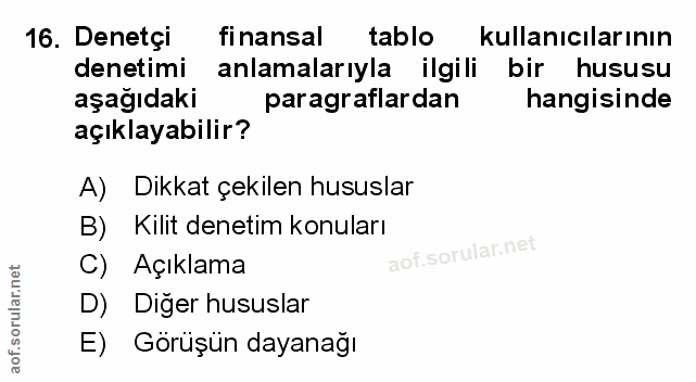 Soru 16