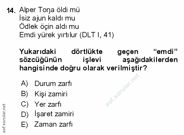 Soru 14