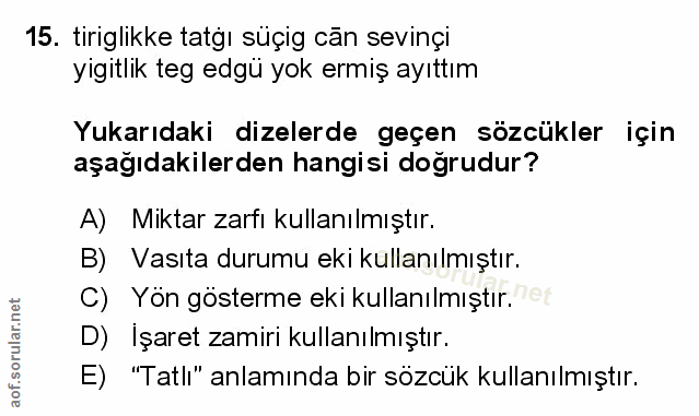 Soru 15