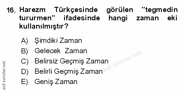 Soru 16