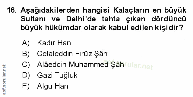 Soru 16