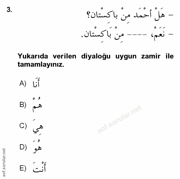 Soru 3