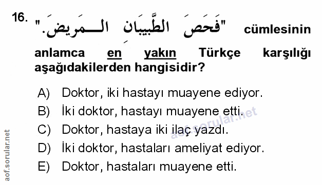 Soru 16