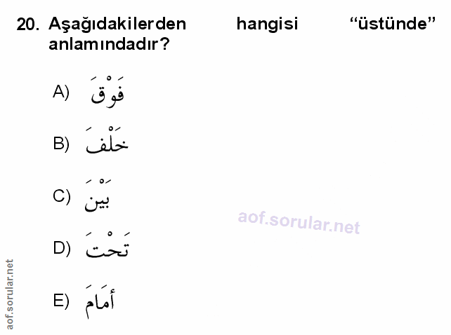 Soru 20