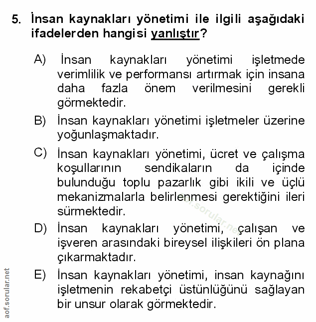 Soru 5