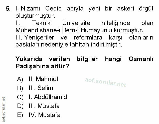 Soru 5