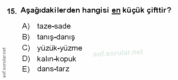 Soru 15