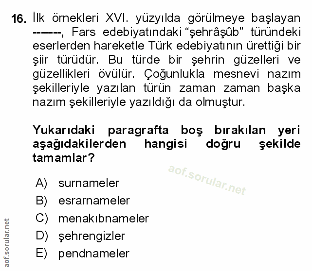 Soru 16