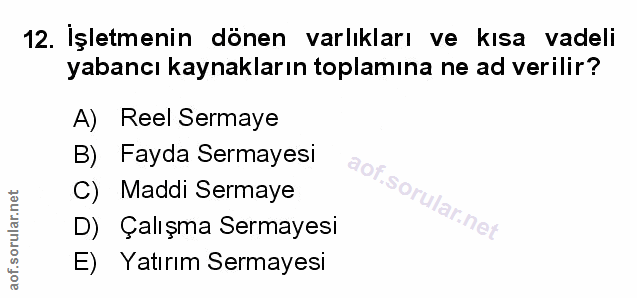 Soru 12
