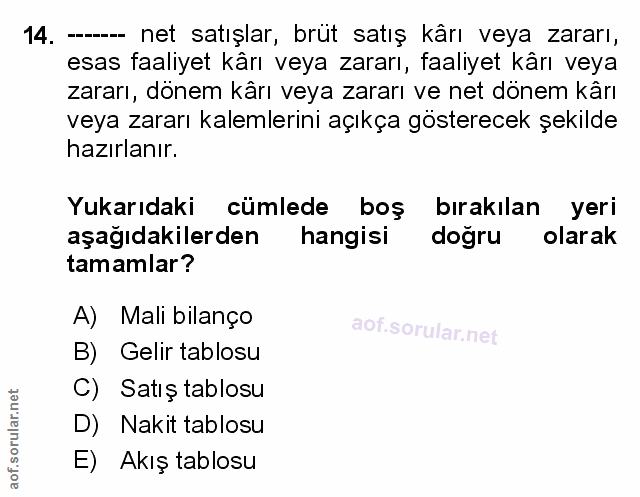 Soru 14