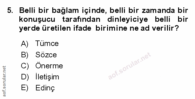 Soru 5