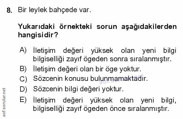 Soru 8