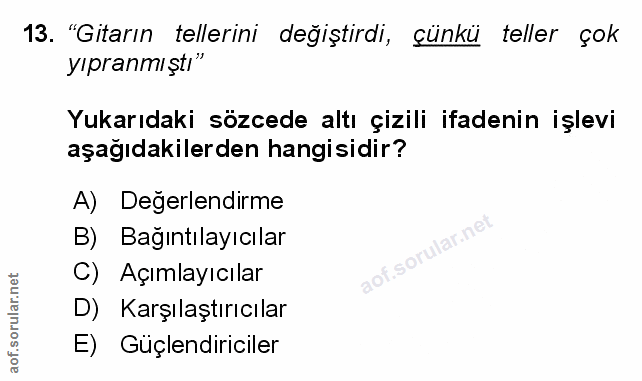Soru 13